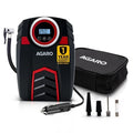Marvel Tyre inflator, for Cars, 12V, Upto 150 PSI, 120 W Powerful Motor, Up to 3M Long Cable, Digital Display, Multiple Nozzles
